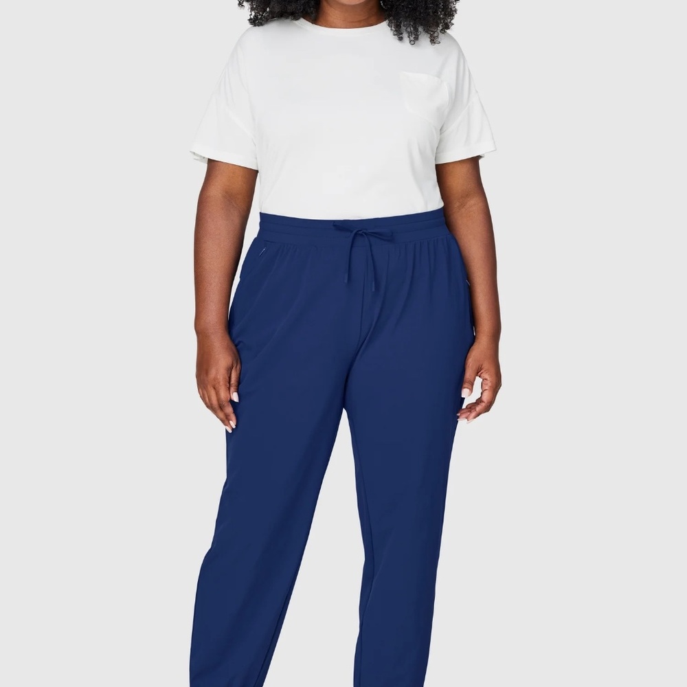 Push FWD Women's Plus Strech Nylon Slouchy Jogger